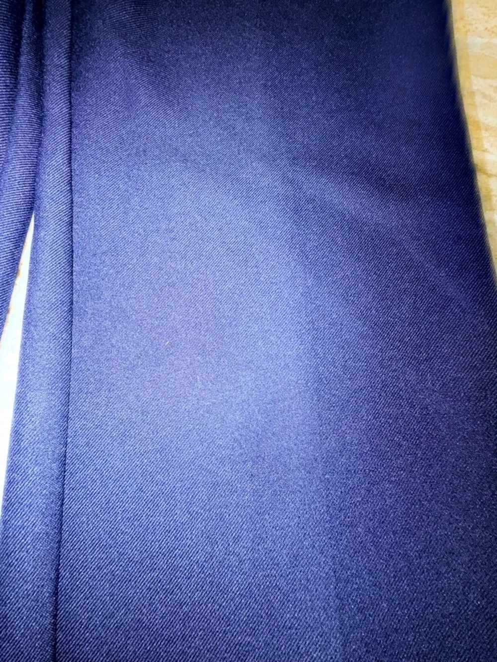 Alfred Dunner Pull On Pants Women Size 12 Navy Elastic Waist Dress Slacks